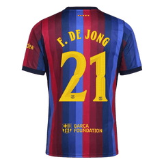Pánské Barcelona F. DE JONG #21 Domov Fotbalový dres 2026/27 - UCL