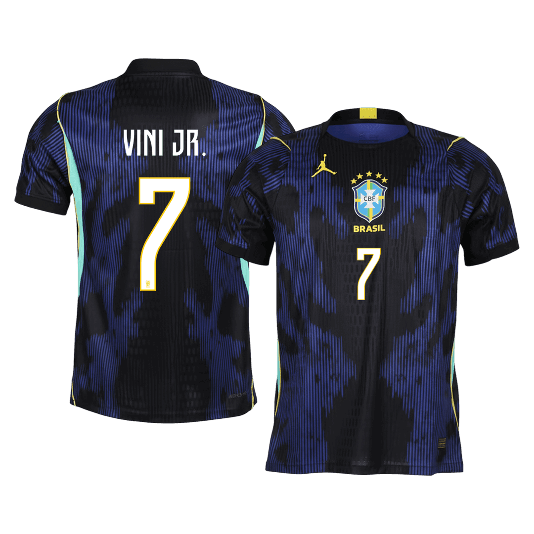 Brazil VINI JR. #7 Pryč Fotbalový dres Mistrovství světa 2026 - verze pro hráče