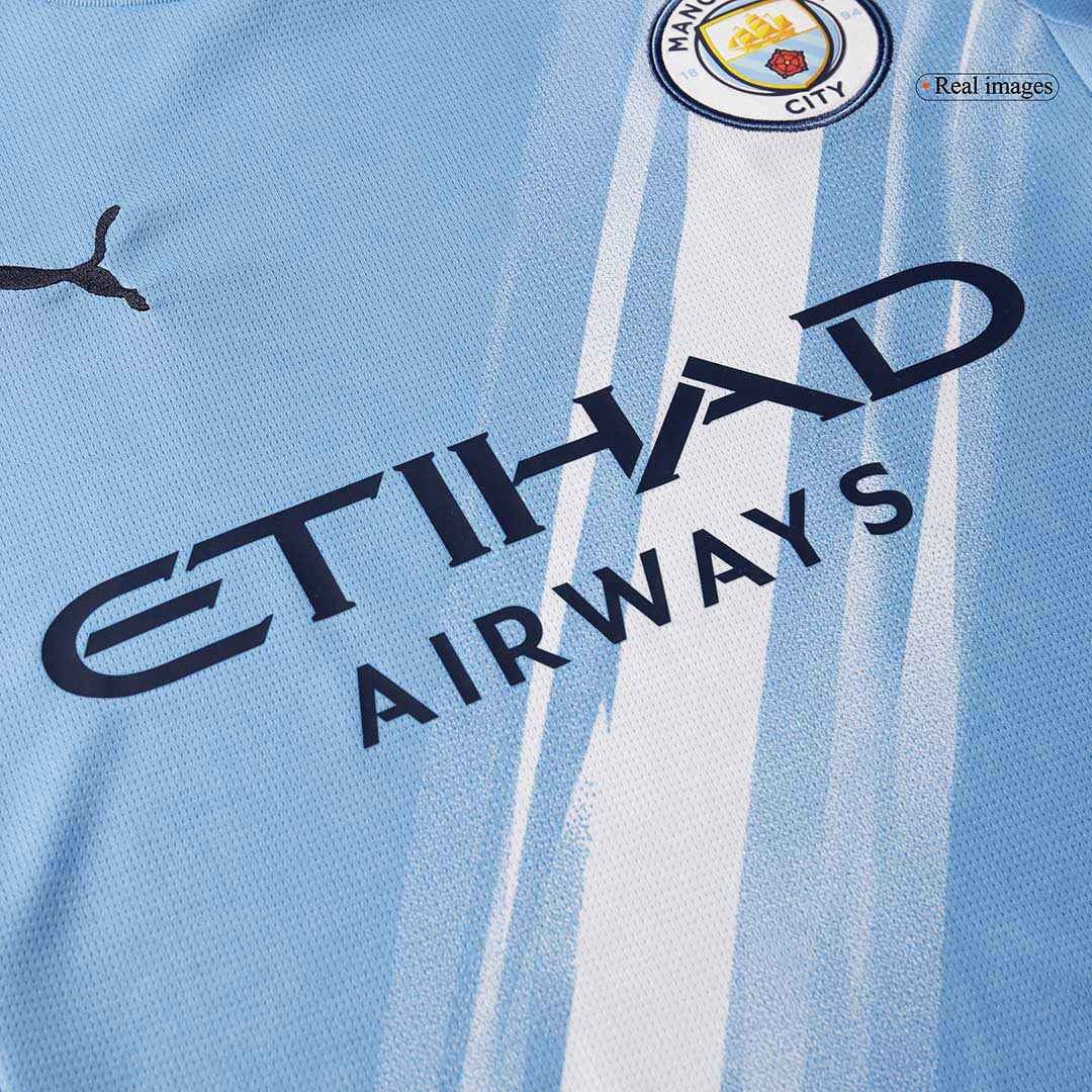 Manchester City men's home jersey set (jersey+shorts) 2025/26