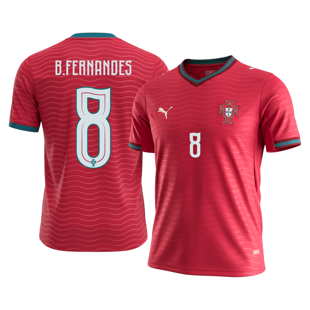 Pánské Portugal B.FERNANDES #8 Domov Fotbalový dres Mistrovství světa 2026