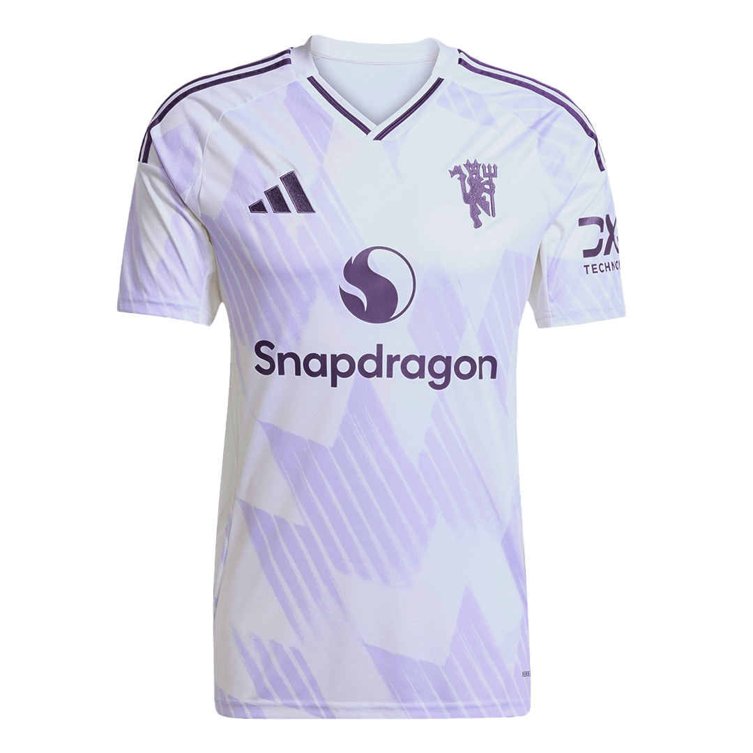 Mužský venkovní fotbalový dres Manchester United B.FERNANDES #8 2025/26