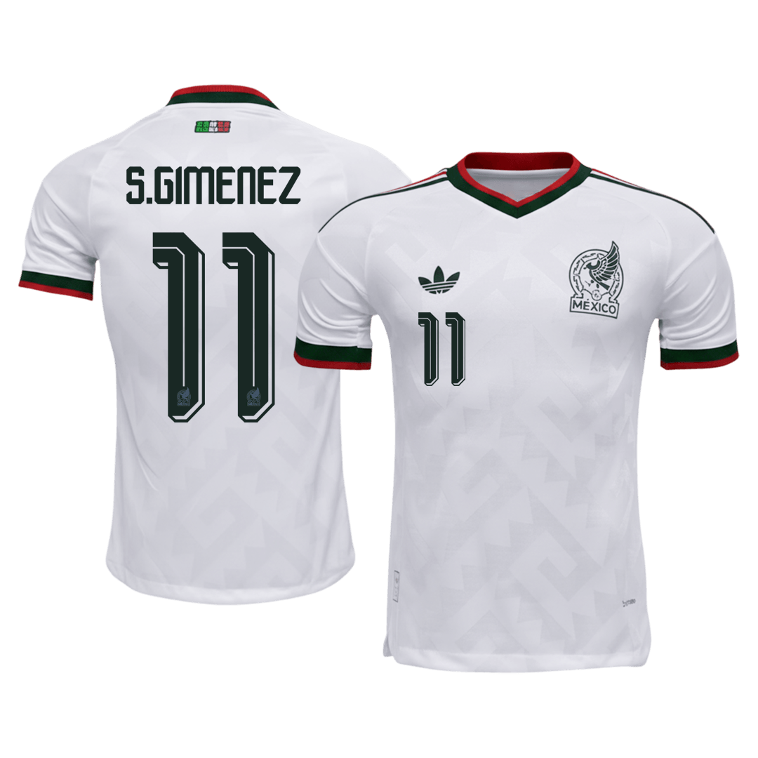 Mexico S.GIMENEZ #11 Pryč Fotbalový dres Mistrovství světa 2026 - verze pro hráče