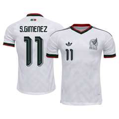 Mexico S.GIMENEZ #11 Pryč Fotbalový dres Mistrovství světa 2026 - verze pro hráče