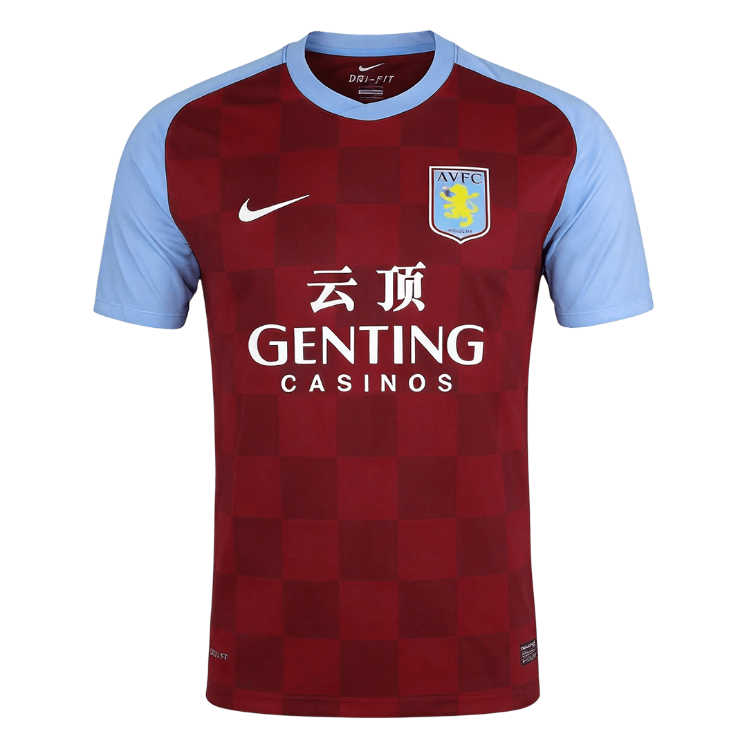 Aston Villa Domov Retro fotbalový dres 2011/12