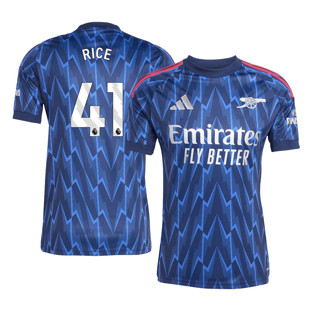 Pánský venkovní fotbalový dres Arsenal RICE #41 2025/26