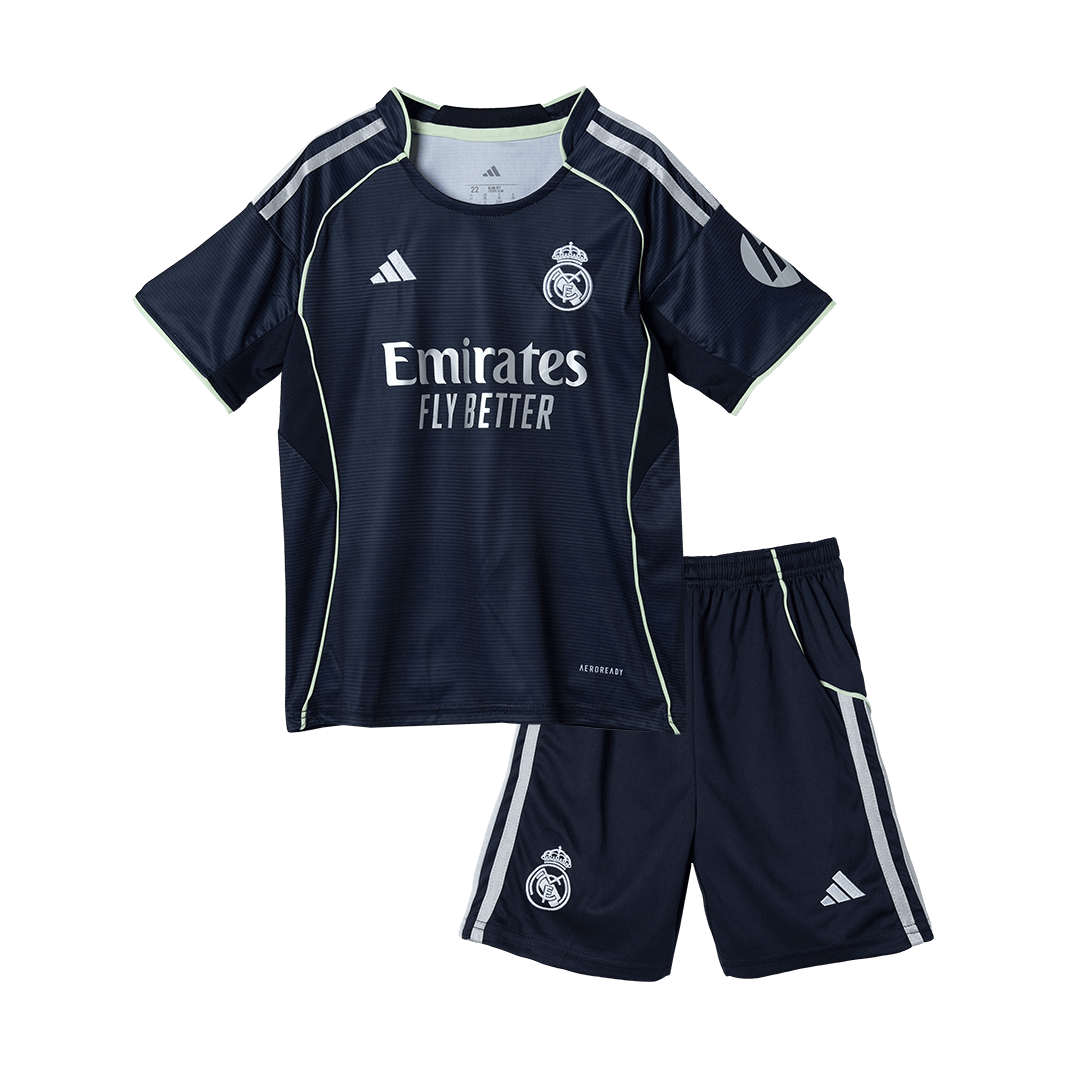 Real Madrid Away Kids Jersey (Shirt + Shorts) 2025/26