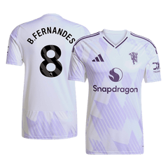 Mužský venkovní fotbalový dres Manchester United B.FERNANDES #8 2025/26