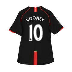 Manchester United ROONEY #10 venkovní retro fotbalový dres 2007/08