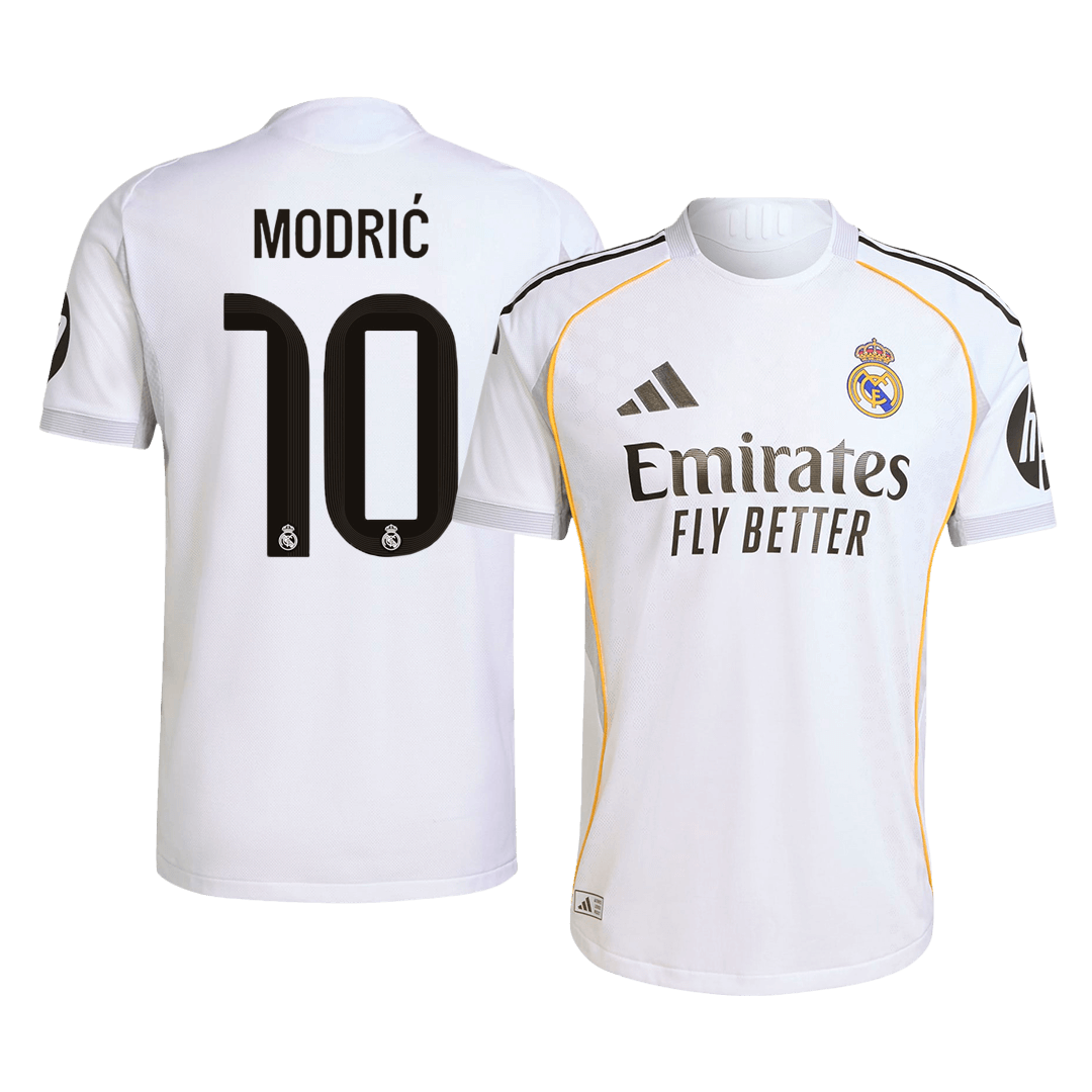 Real Madrid MODRIĆ #10 Domácí Fotbalový dres 2025/26 – verze pro hráče
