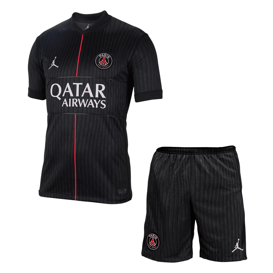Pánské PSG Čtvrtý pryč Fotbalový dres (Jersey+Shorts) Kit 2025/26