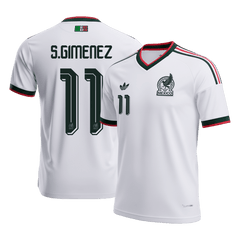 Pánské Mexico S.GIMENEZ #11 Pryč Fotbalový dres Mistrovství světa 2026