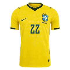 Brazil JOÃO PEDRO #22 Domov Fotbalový dres Mistrovství světa 2026 - verze pro hráče