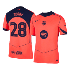 Barcelona ROONY #28 Třetí pryč Fotbalový dres 2025/26 - verze pro hráče