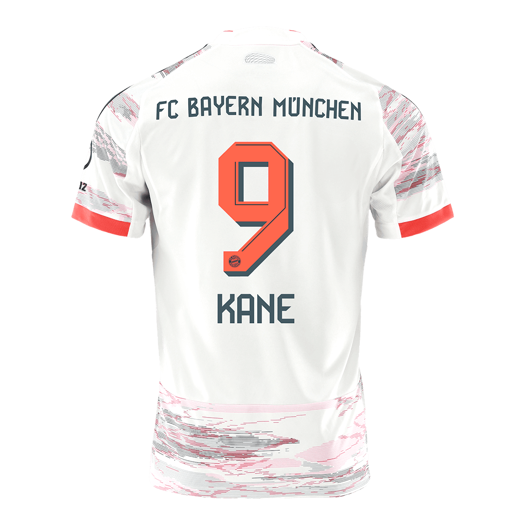 Pánský venkovní fotbalový dres Bayern Mnichov KANE #9 2025/26