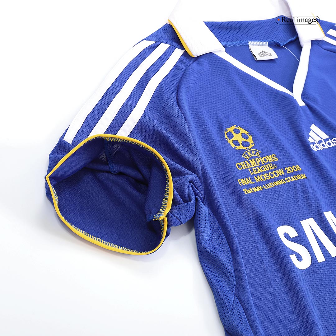 Chelsea Home Retro Soccer Jersey 2008 – UCL Final