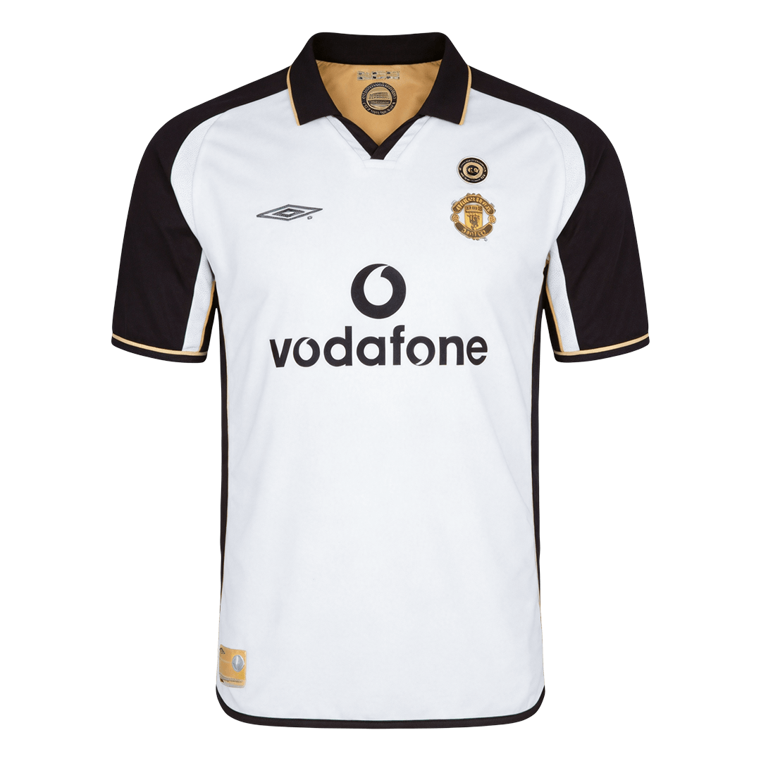 Manchester United Pryč Retro fotbalový dres 2001/02