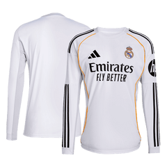 Real Madrid Home Long Sleeve Men's Football Jersey 2025/26