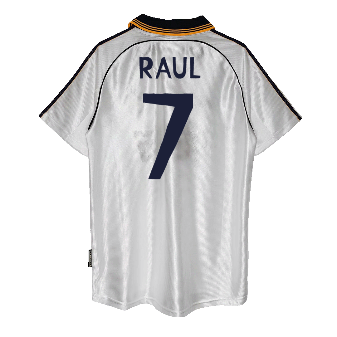Real Madrid RAUL #7 Domácí Retro fotbalový dres 1999/00
