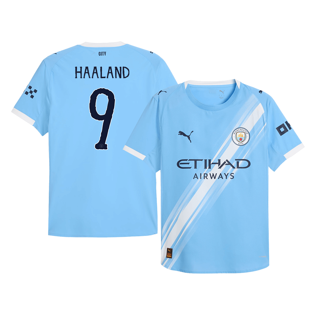 Manchester City HAALAND #9 Domů Fotbalový dres Klubové mistrovství světa 2025/26 – verze pro hráče