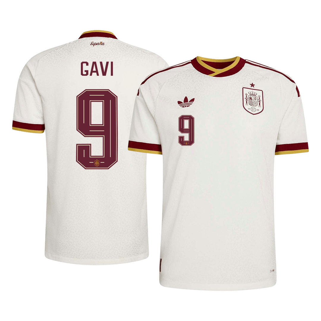 Spain GAVI #9 Pryč Fotbalový dres Mistrovství světa 2026 - verze pro hráče