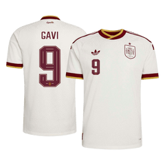 Spain GAVI #9 Pryč Fotbalový dres Mistrovství světa 2026 - verze pro hráče