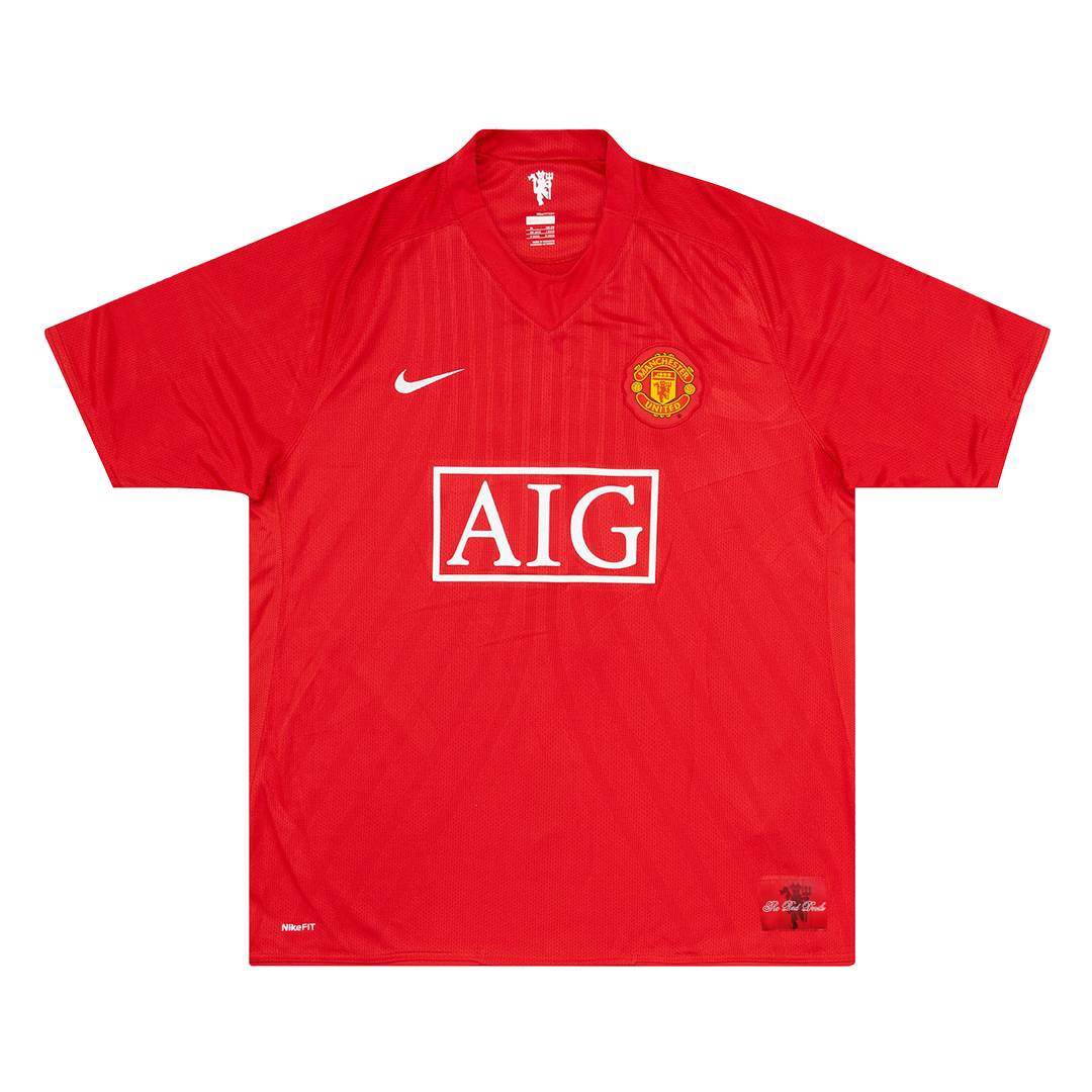 Manchester United SCHOLES #18 Domácí Retro fotbalový dres 2007/08