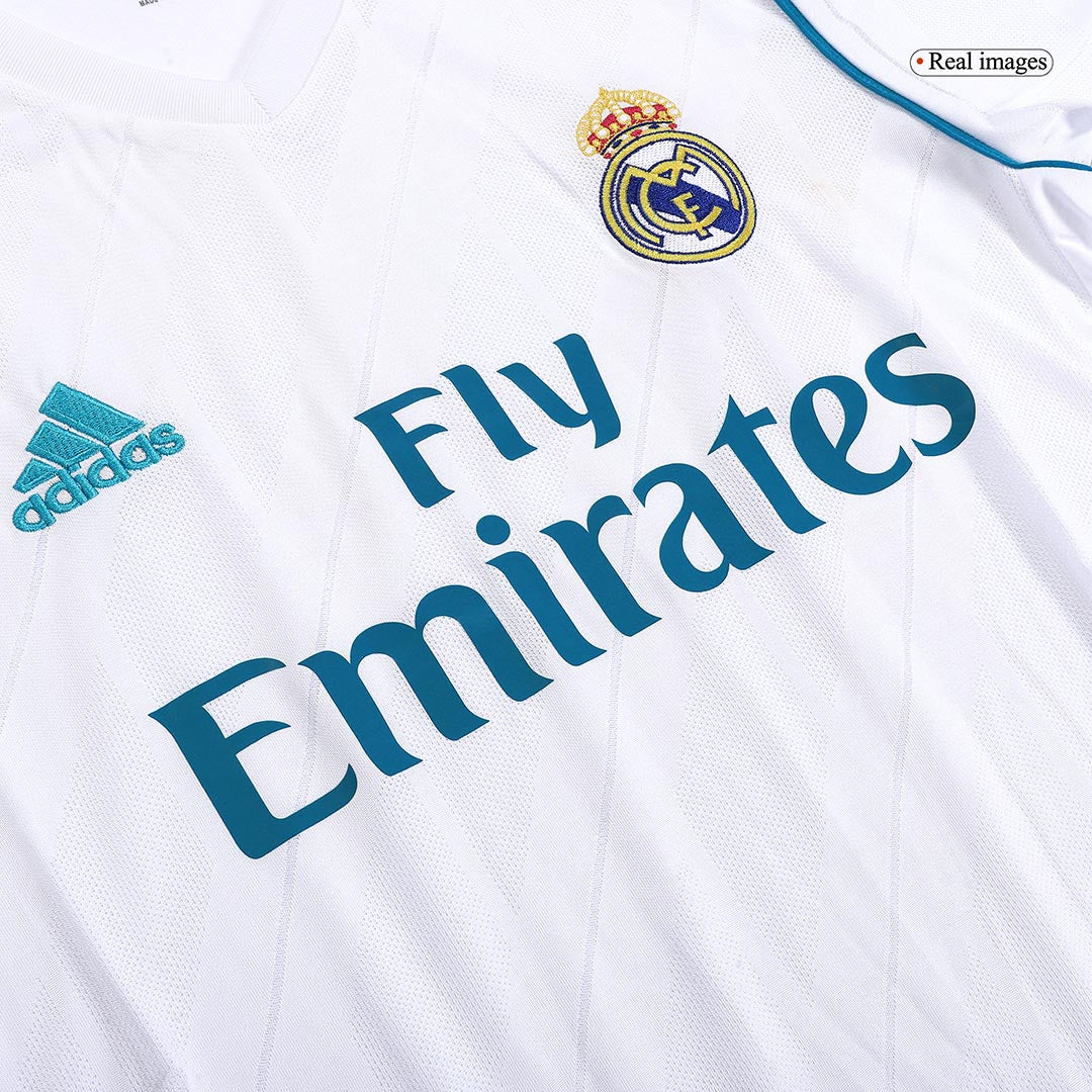 Real Madrid BENZEMA #9 Domácí Retro fotbalový dres 2017/18