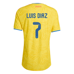 Colombia LUIS DíAZ #7 Domov Fotbalový dres World Cup 2026 - verze pro hráče