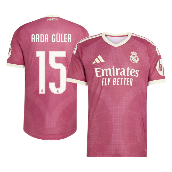 Real Madrid ARDA GÜLER #15 Třetí pryč Fotbalový dres 2026/27 - verze pro hráče