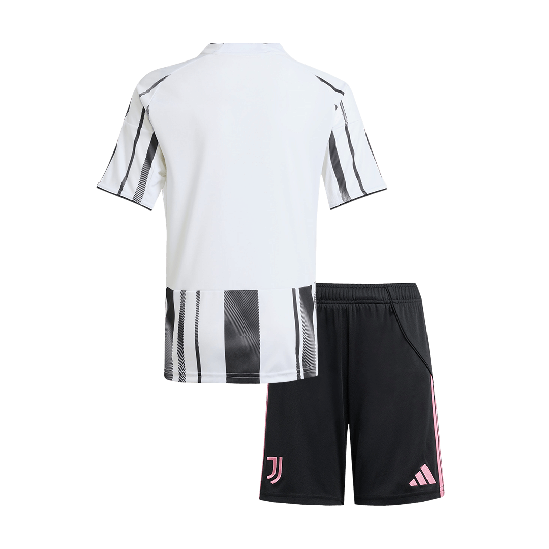 Juventus Kids Home Jersey Kit (Shirt + Shorts) 2025/26