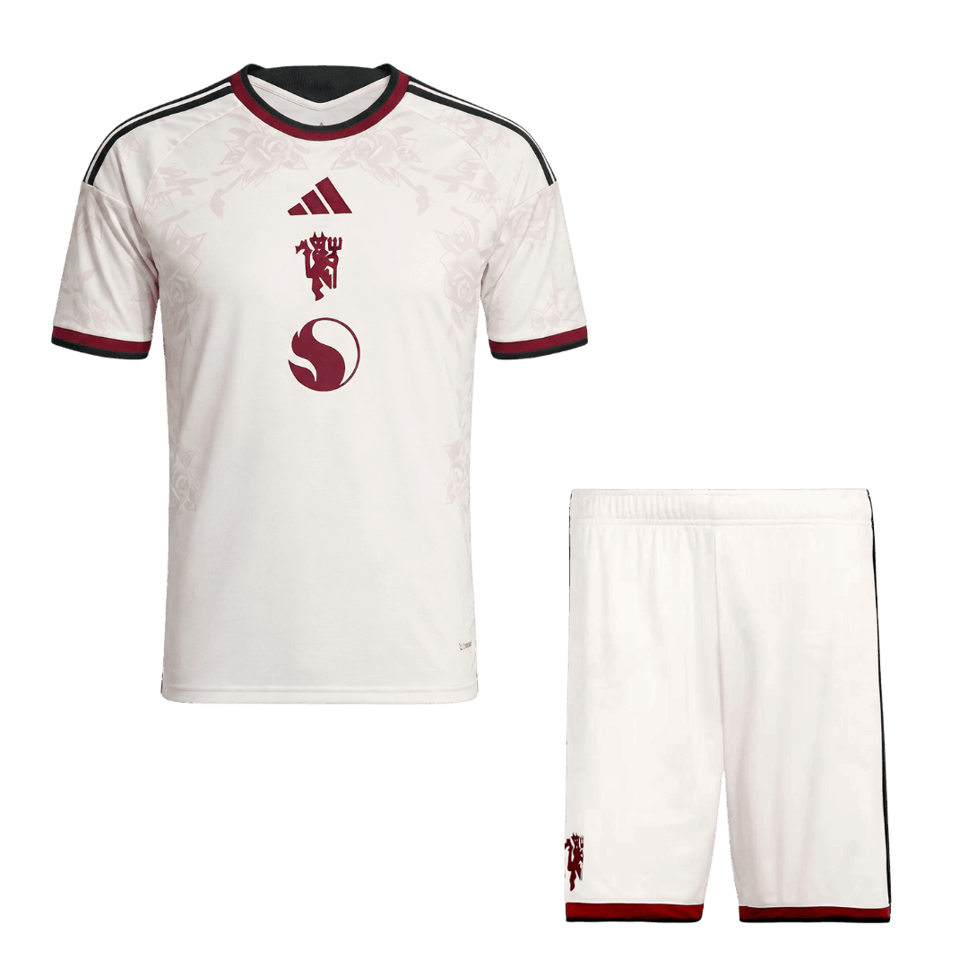 Pánské Manchester United Třetí pryč Fotbalový dres (Jersey+Shorts) Kit 2026/27