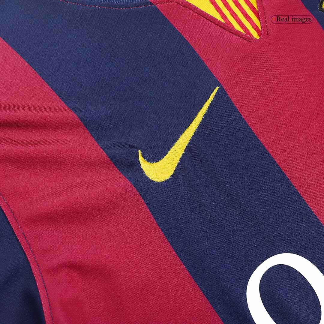 Barcelona SUÁREZ #9 Home Retro Football Jersey 2014/15