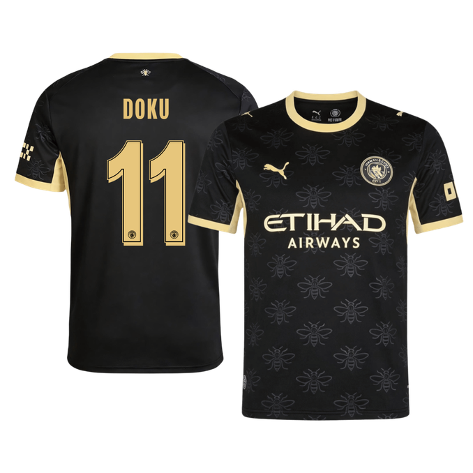 Pánské Manchester City DOKU #11 Pryč Fotbalový dres 2026/27 - UCL