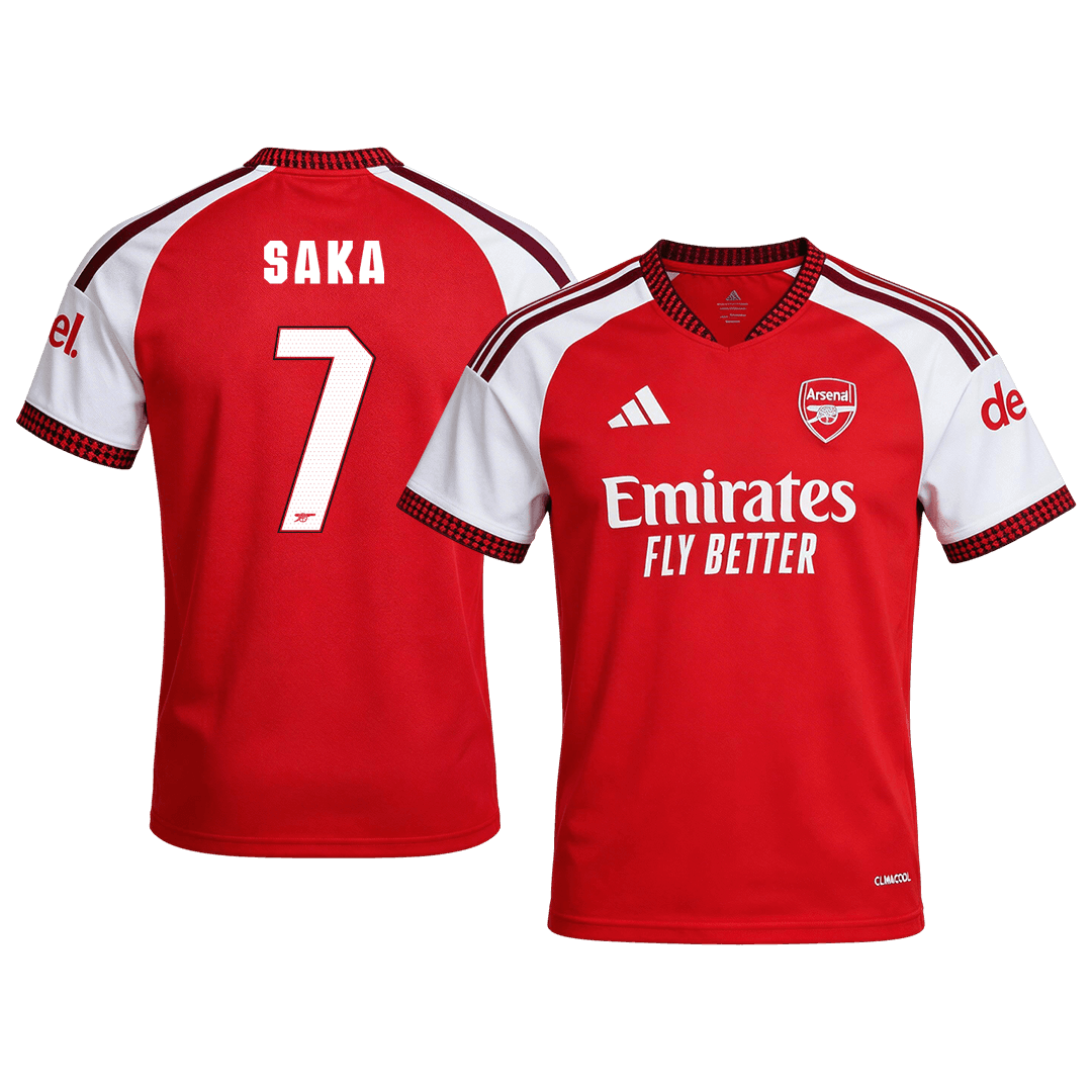 Pánské Arsenal SAKA #7 Domov Fotbalový dres 2026/27 - UCL