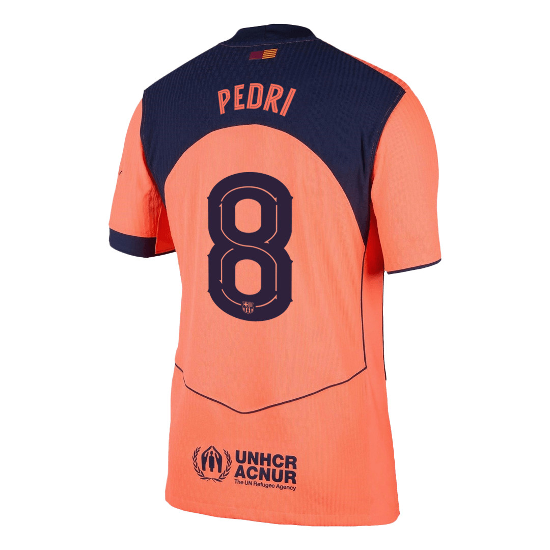 Barcelona PEDRI #8 Třetí pryč Fotbalový dres 2025/26 - verze pro hráče - UCL