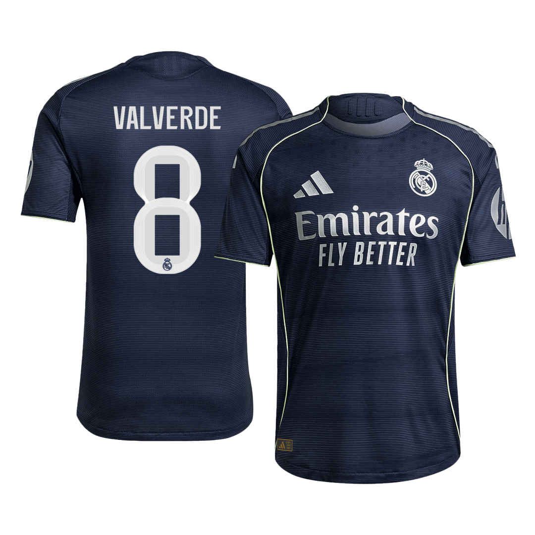 Real Madrid VALVERDE #8 Venkovní fotbalový dres 2025/26 – verze pro hráče