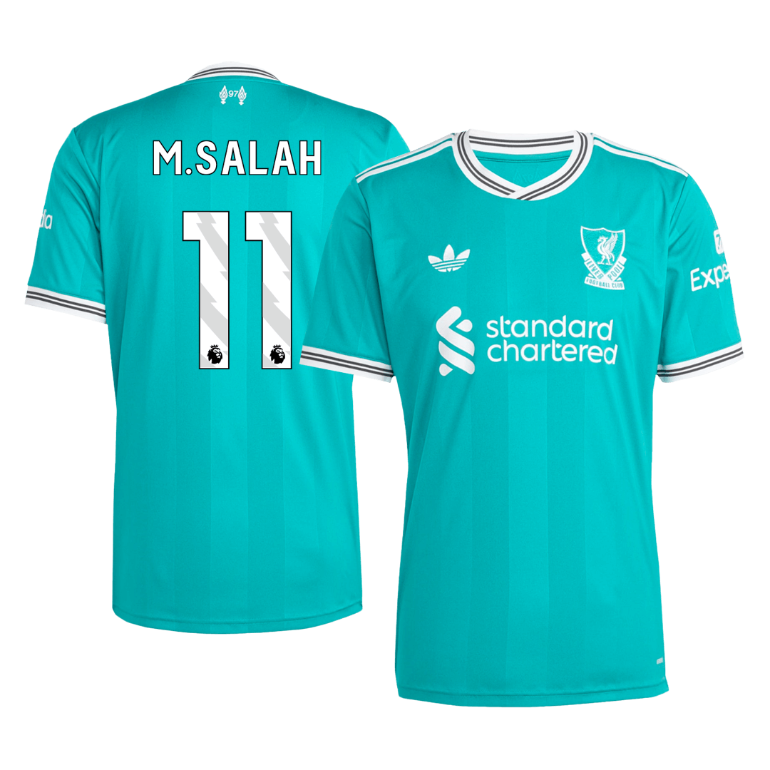 Pánské Liverpool M.SALAH #11 Třetí pryč Fotbalový dres 2025/26