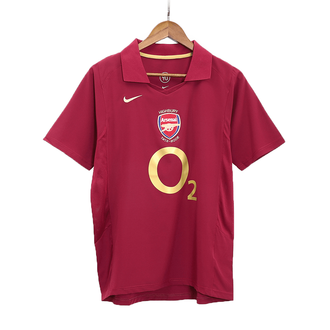 Arsenal BERGKAMP #10 Domácí Retro fotbalový dres 2005/06