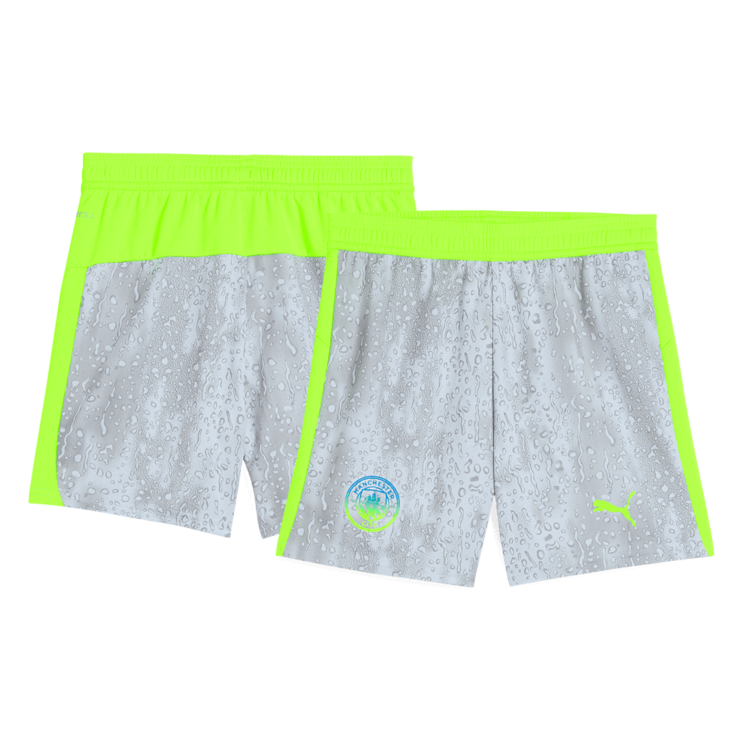 Pánské Manchester City Třetí pryč Fotbalový dres (Jersey+Shorts) Kit 2025/26
