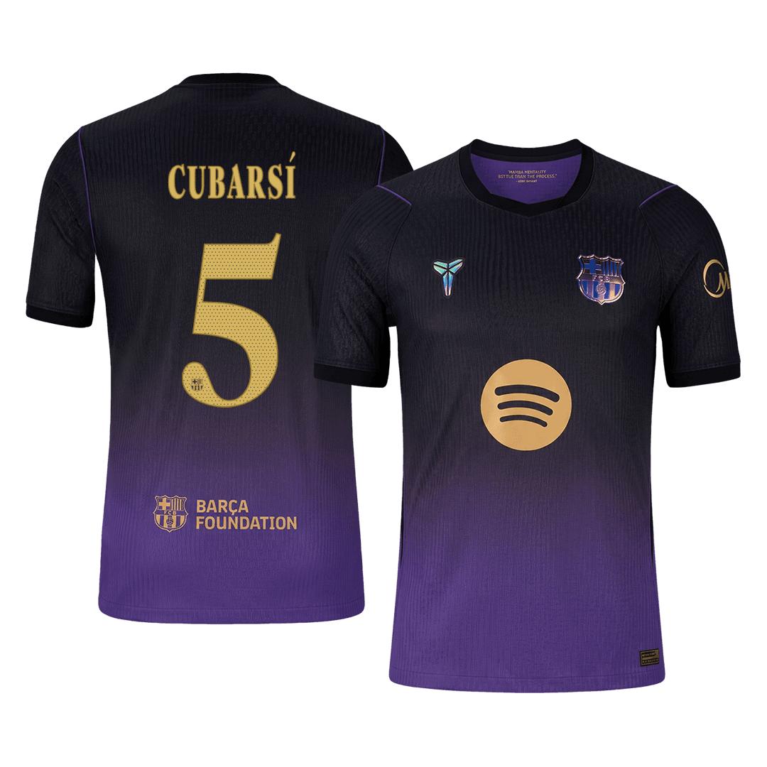 Barcelona CUBARSÍ #5 Pryč Fotbalový dres 2026/27 - verze pro hráče - UCL