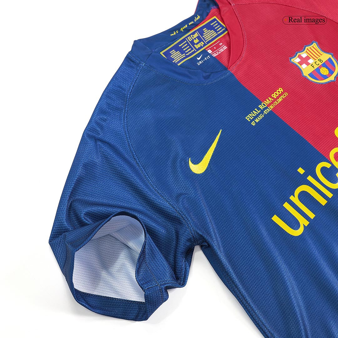 Barcelona A.INIESTA #8 Domácí Retro fotbalový dres 2008/09 - finále UCL