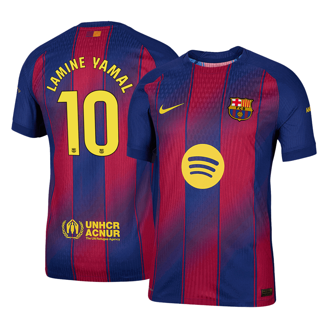 Barcelona LAMINE YAMAL #10 Home Football Shirt 2025/26 - Player Version