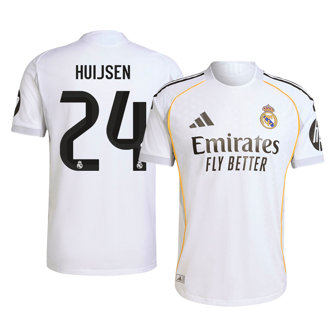 Real Madrid HUIJSEN #24 Domácí Fotbalový dres 2025/26 – verze pro hráče