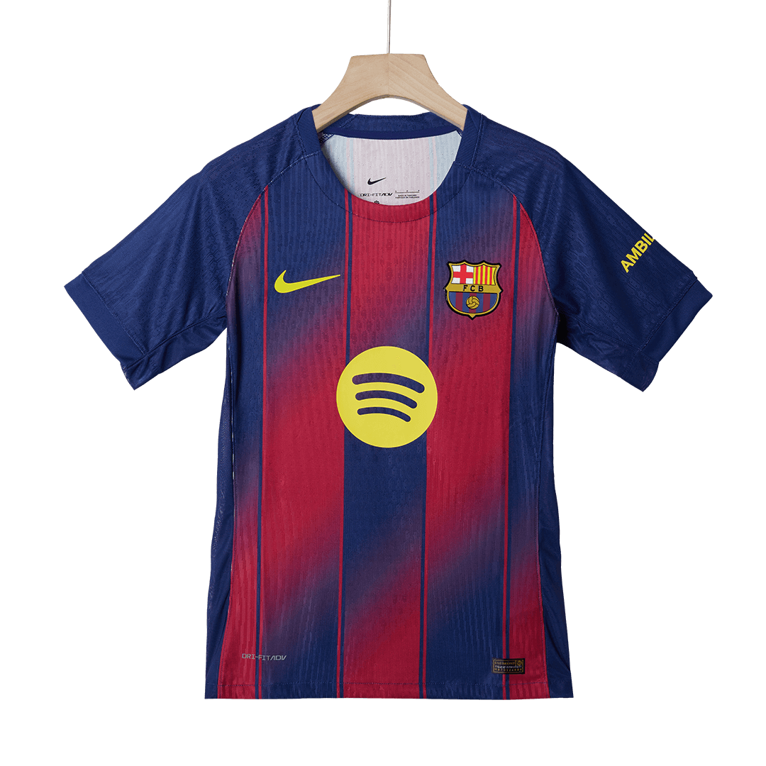 Men's Barcelona Home Football Jersey PEDRI #8 2025/26