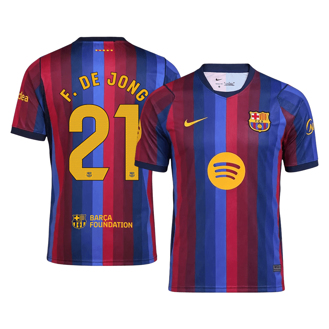 Pánské Barcelona F. DE JONG #21 Domov Fotbalový dres 2026/27