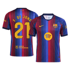 Pánské Barcelona F. DE JONG #21 Domov Fotbalový dres 2026/27