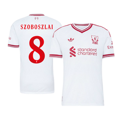 Liverpool SZOBOSZLAI #8 Pryč Fotbalový dres 2026/27 - verze pro hráče - UCL