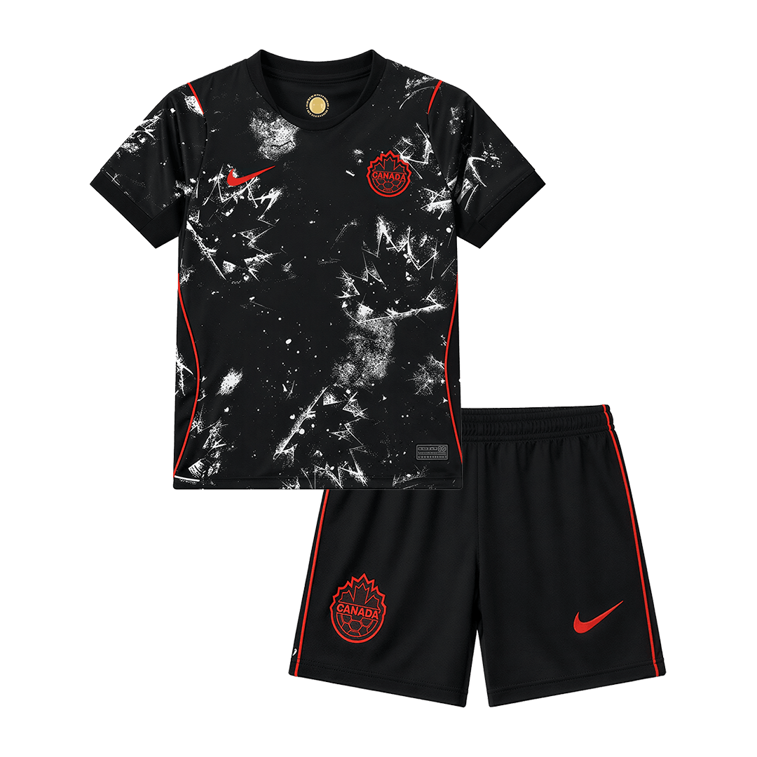 Děti Canada Pryč Fotbalový dres Kit(dres + šortky) Mistrovství světa 2026