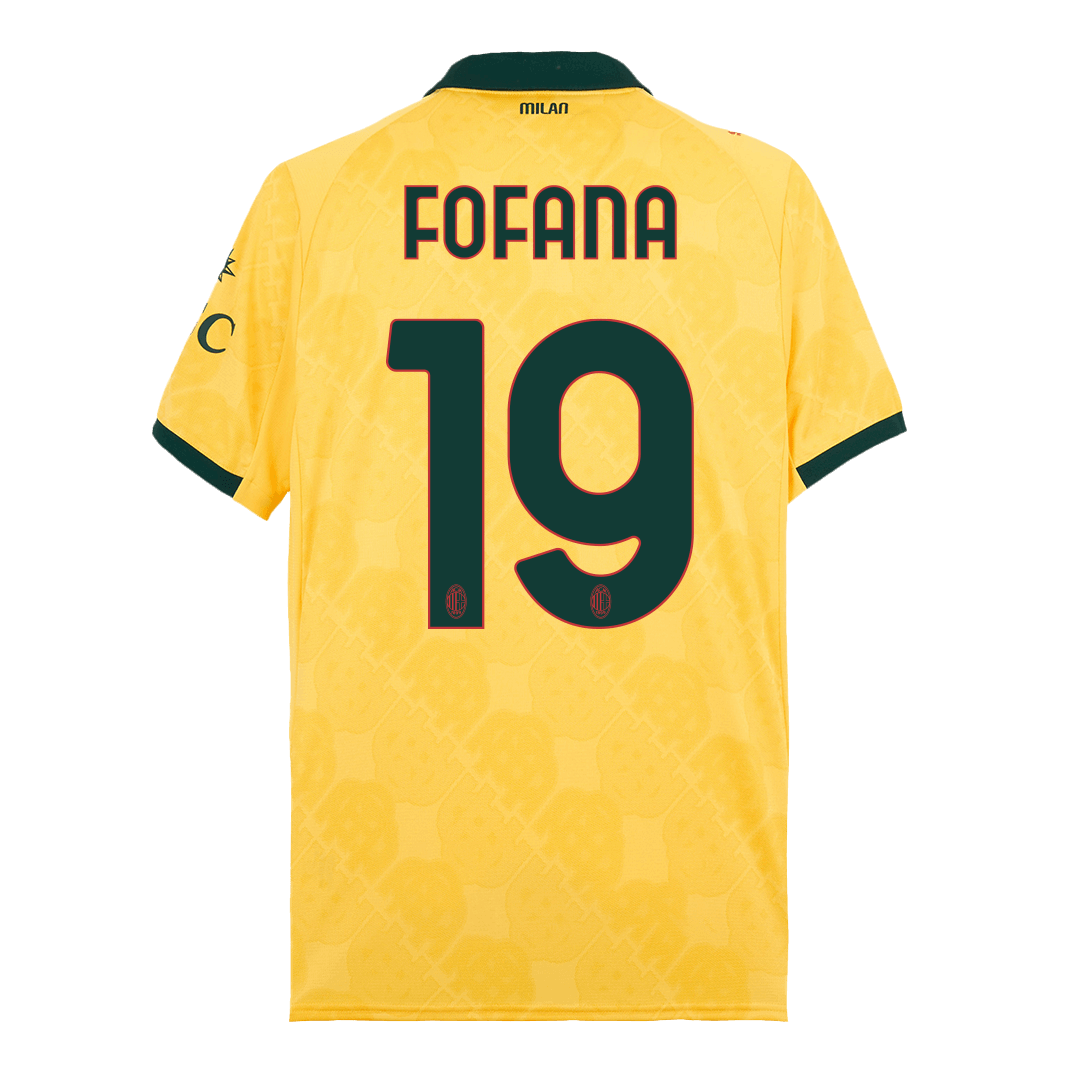Pánské AC Milan FOFANA #19 Třetí pryč Fotbalový dres 2025/26