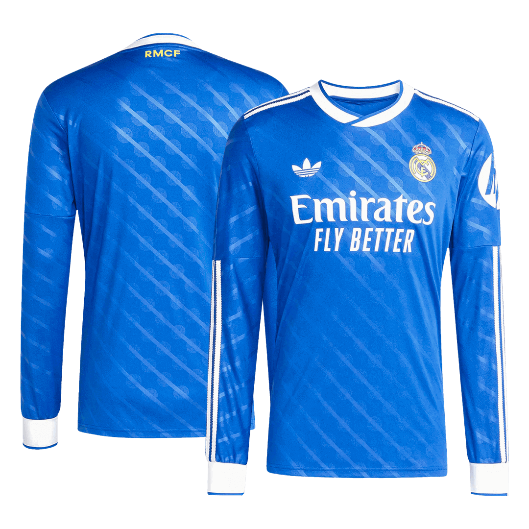 Real Madrid third away long-sleeved men's football jersey 2025/26
